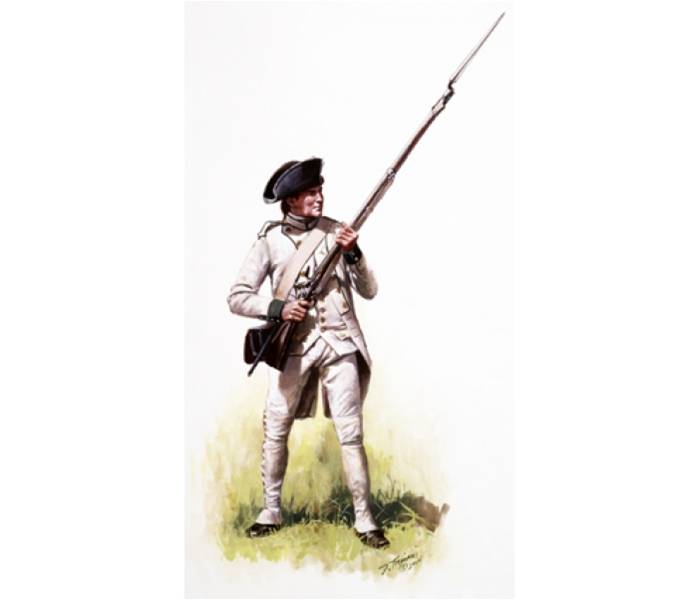 French
                soldier - 1781