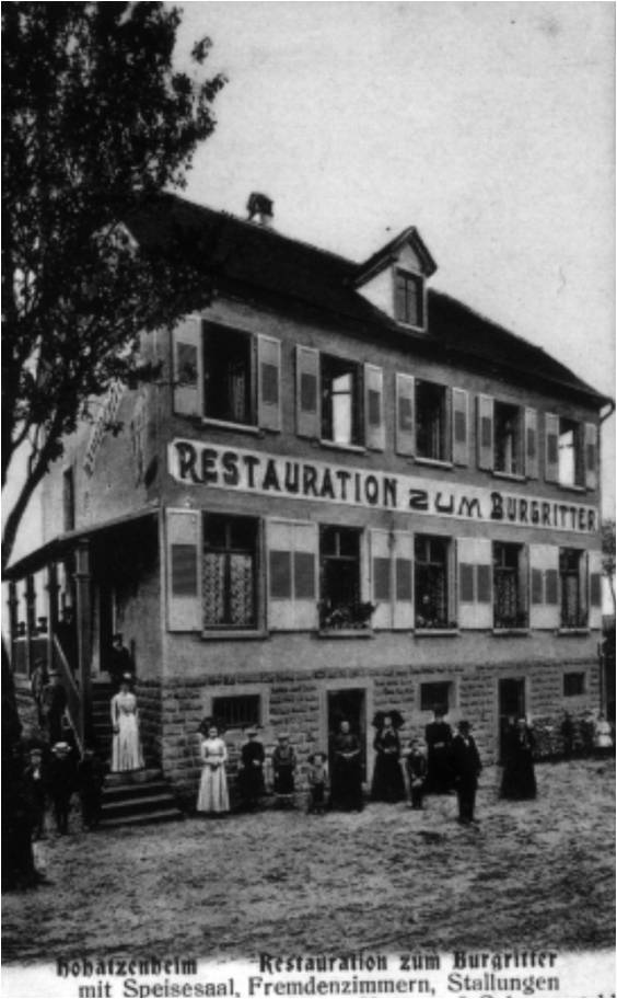 Zum Burgritter - 1900