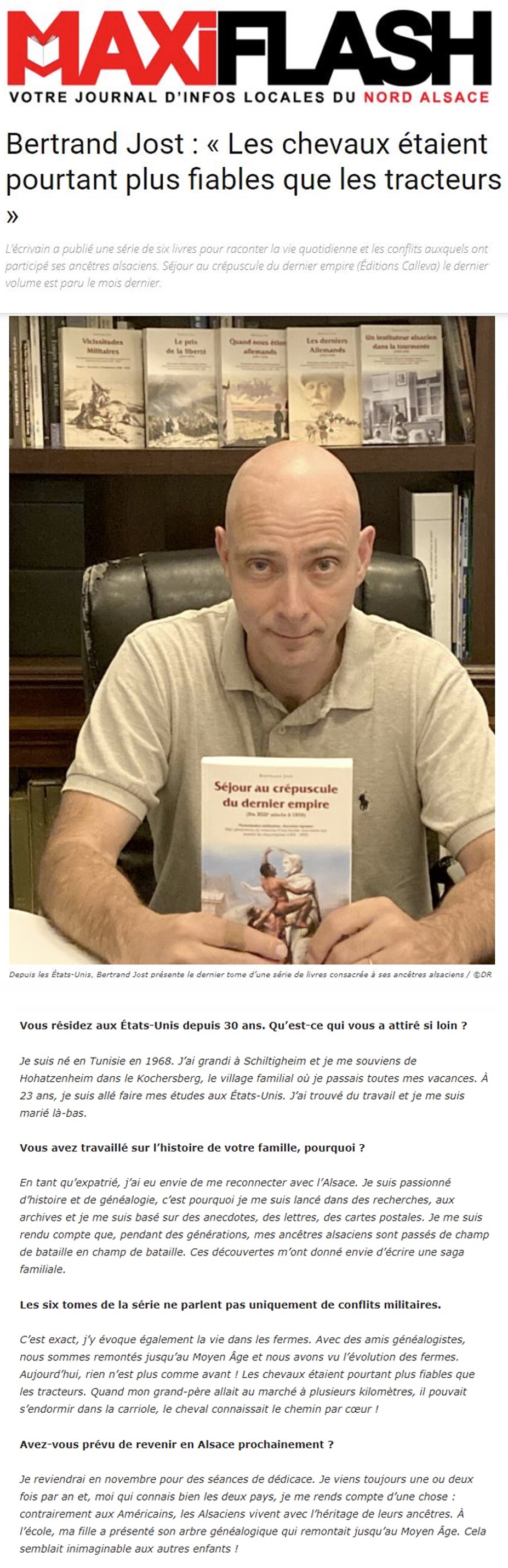 Article Vicissitudes
                  militaires